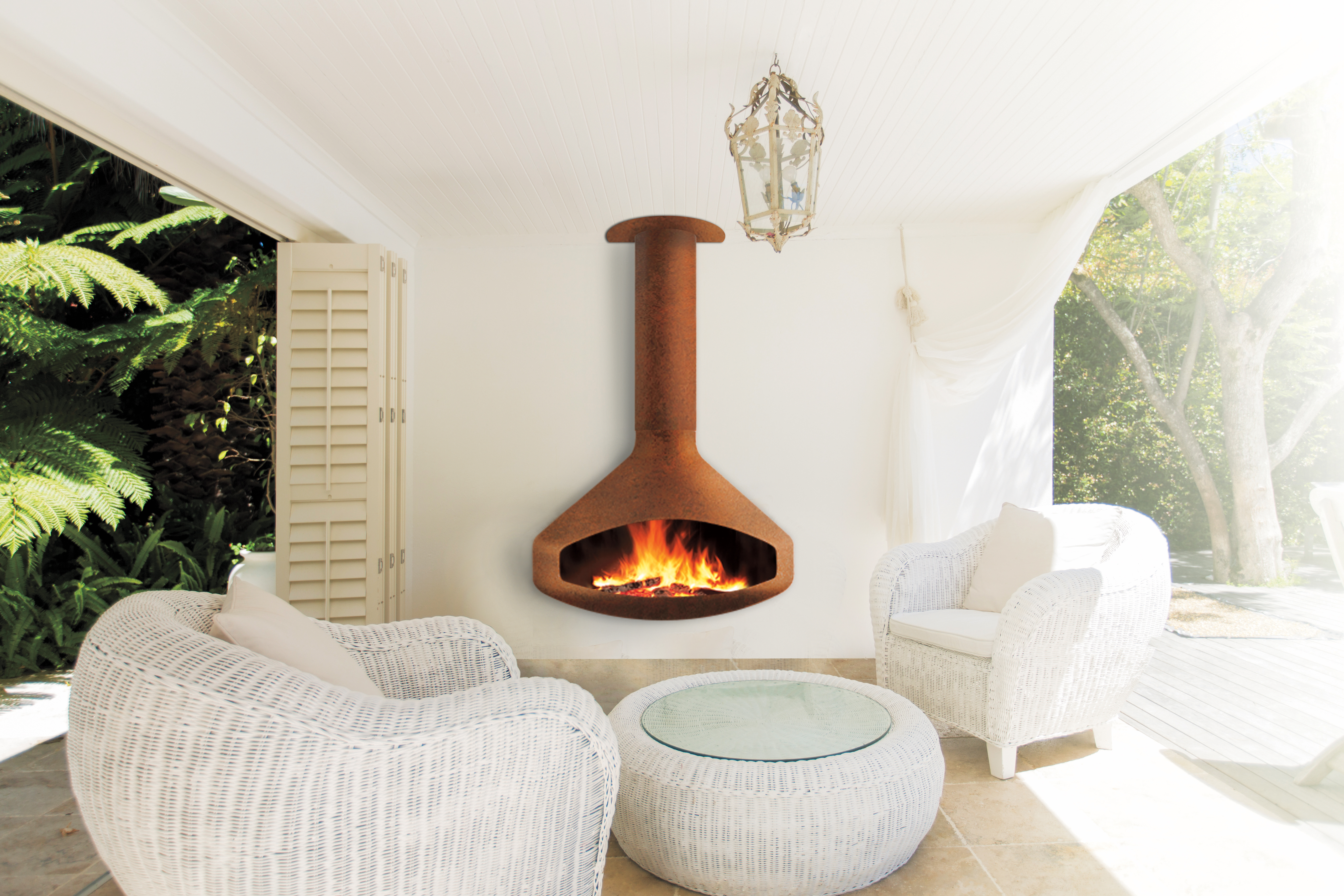 Chimenea design de exterior Paxfocus outdoor