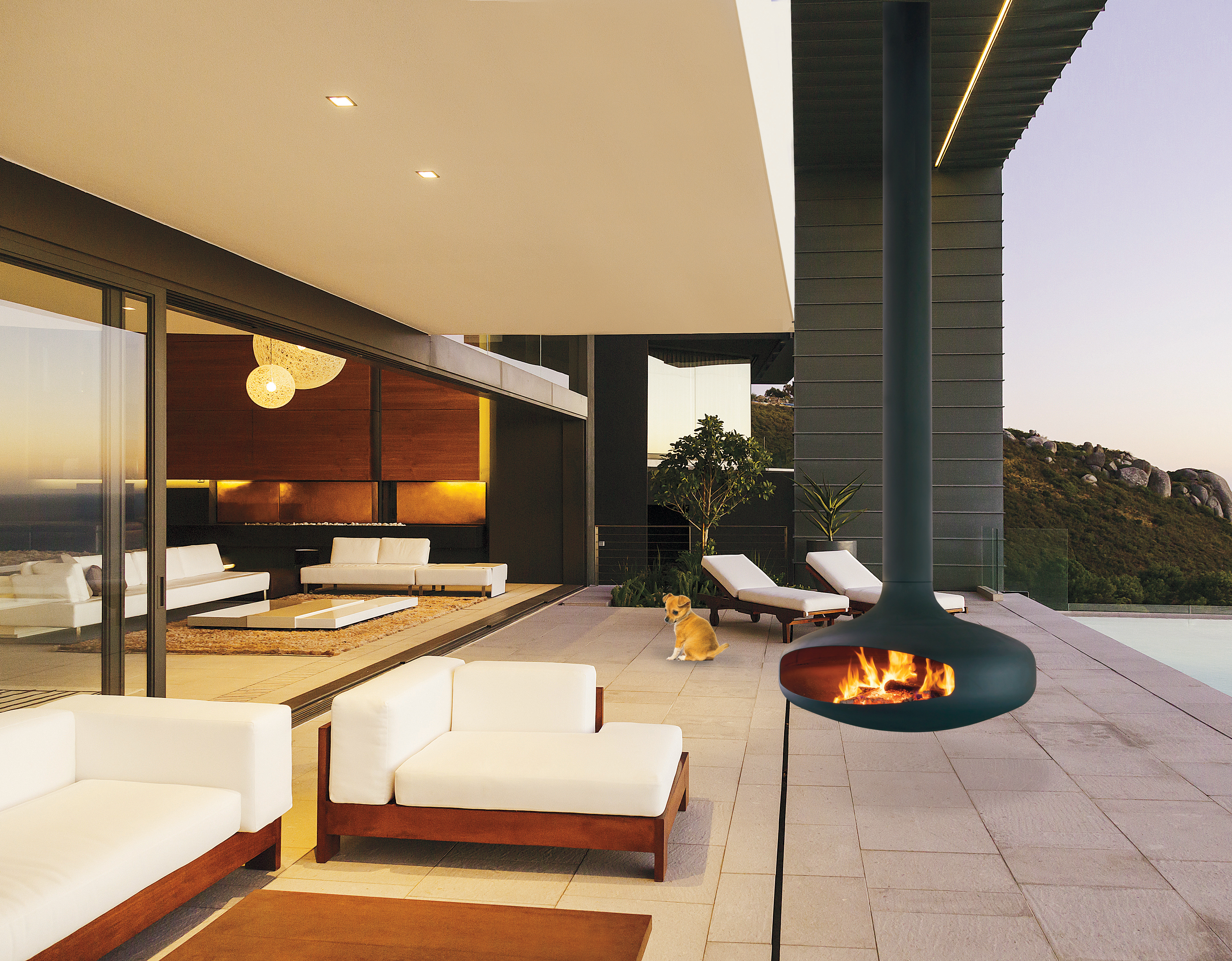 chimenea design de exterior, Domofcus outdoor