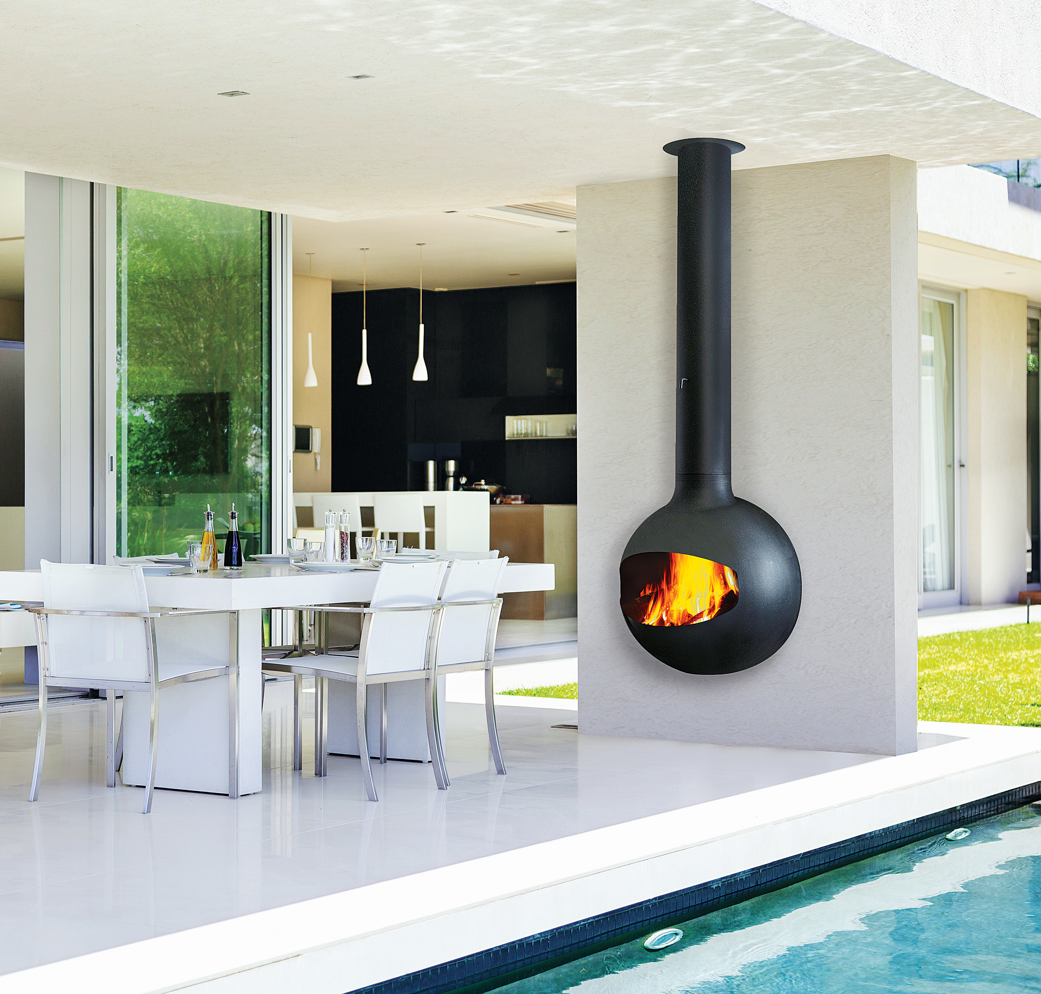 chimenea design de exterior Emifocus outdoor