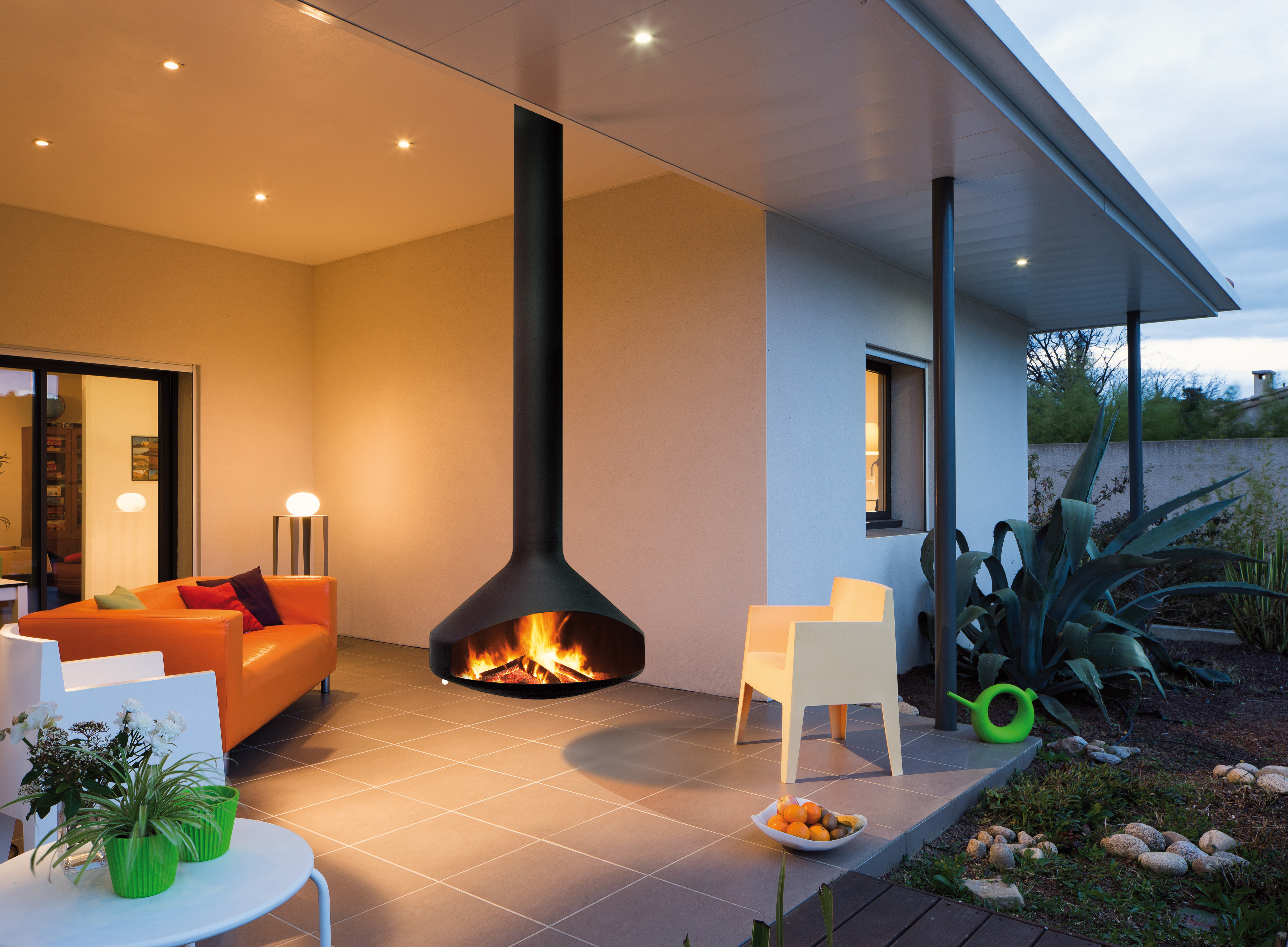 chimenea design de exterior Ergofocus outdoor