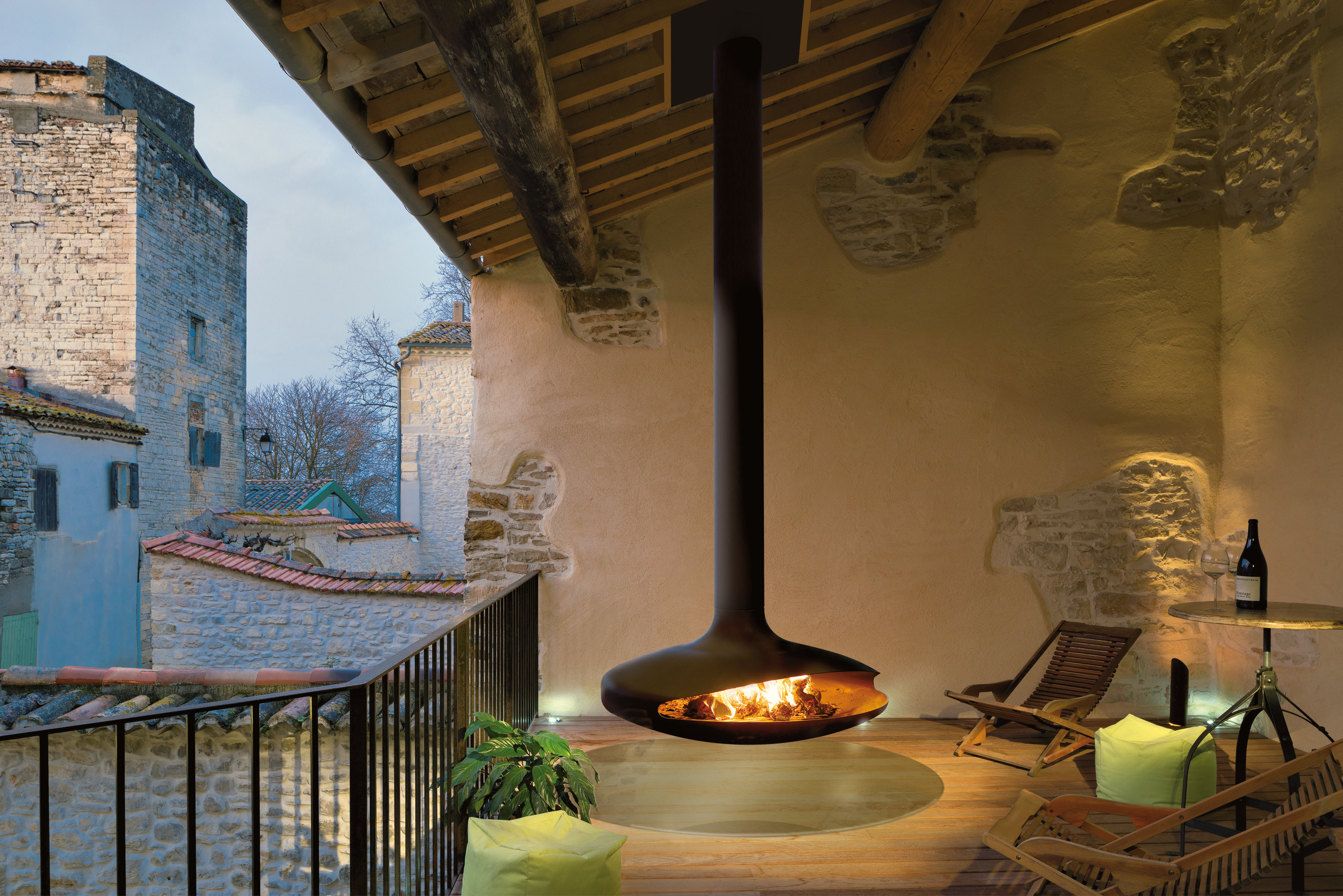 chimenea design de exterior Gyrofocus outdoor