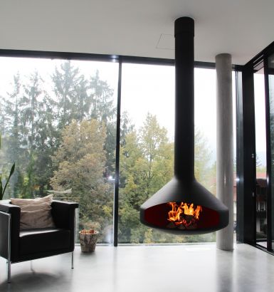 chimenea central de diseño Ergofocus