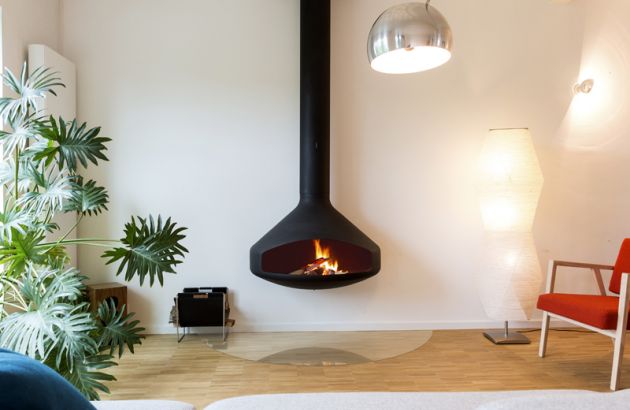 chimenea de diseño de pared Paxfocus