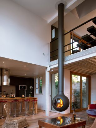 chimenea centrale di diseño Bathyscafocus