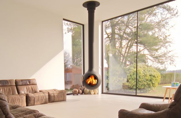 chimenea centrale di diseño Bathyscafocus