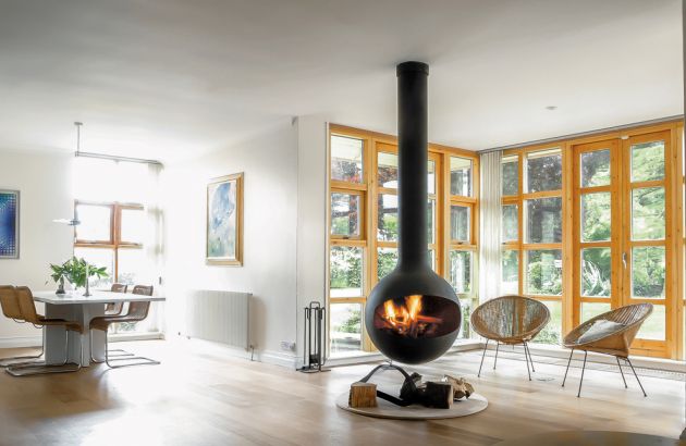 chimenea centrale di diseño Bathyscafocus