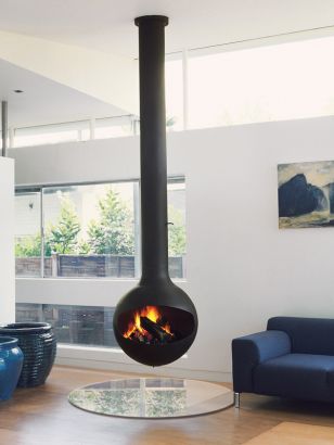 chimenea centrale di diseño Bathyscafocus