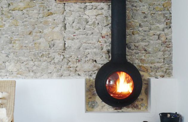 chimenea de diseno de pared Emifocus Hublot