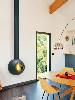 chimenea de diseno de pared Emifocus Hublot