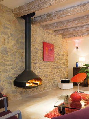 chimenea de diseño de pared Paxfocus