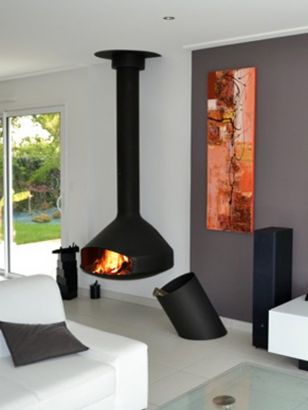 chimenea de diseño de pared Paxfocus