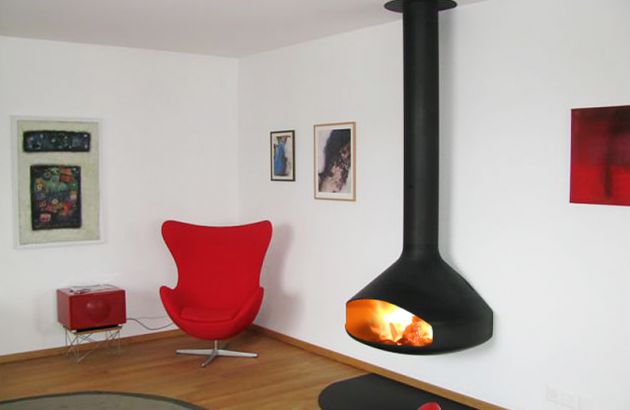 chimenea de diseño de pared Paxfocus