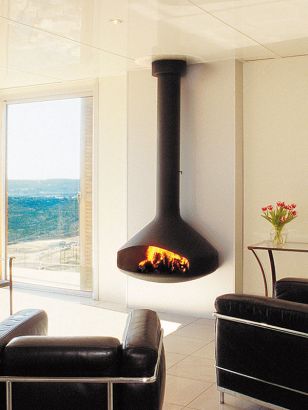 chimenea de diseño de pared Paxfocus