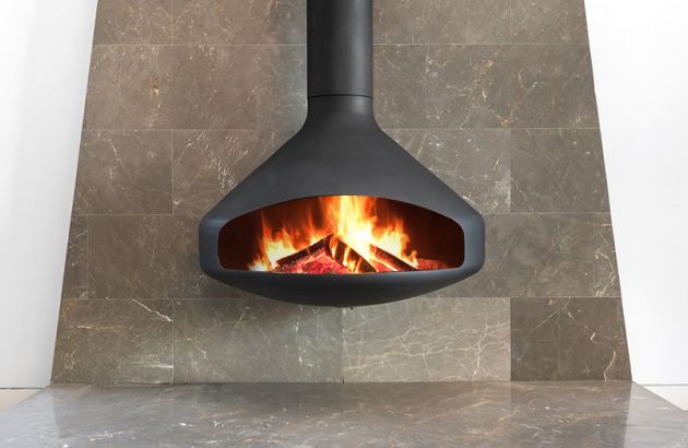 chimenea de diseño de pared Paxfocus