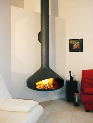 chimenea de diseño de pared Paxfocus