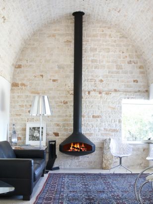 chimenea de diseño de pared Paxfocus