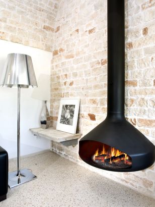 chimenea de diseño de pared Paxfocus