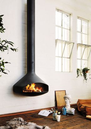 chimenea de diseño de pared Paxfocus