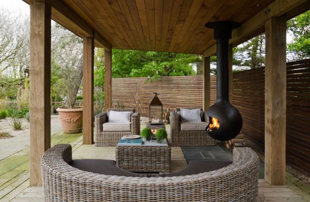 Chimenea design de exterior Bathyscafocus outdoor